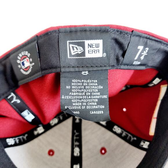 New Era San Diego Padres Cinco de Mayo 59FIFTY Fitted Hat Size 7 3/4 - Picture 3 of 8